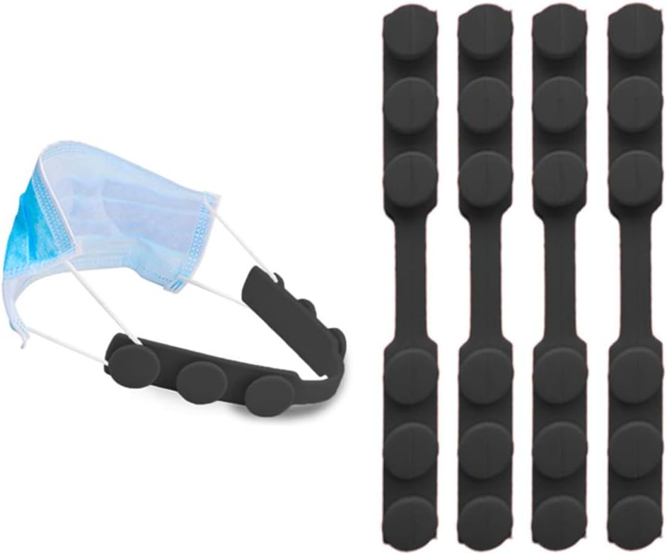 Mask Ear Saver Strap - 4 Pcs Silicone Ear Savers for