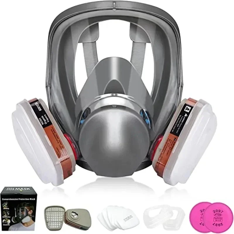 Anti Pollution Mask - 6800 Anti-Fog Full Face Gas Mask