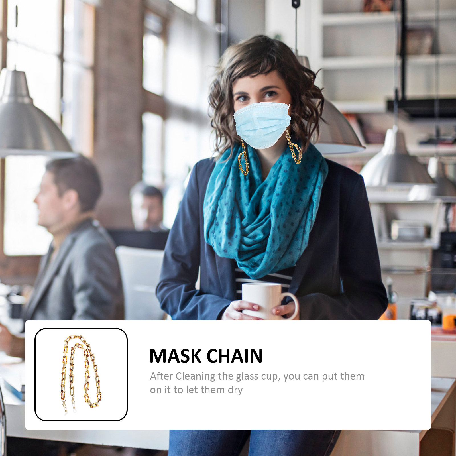 Premium Horsehoof Resin Mask C - Mask Chain Holder บทวิจารณ์และราคา
