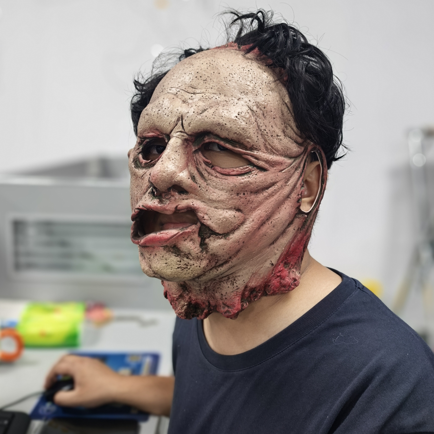 Half Face Skinned Rubber Blood - Respirator Half Face บทวิจารณ์และราคา