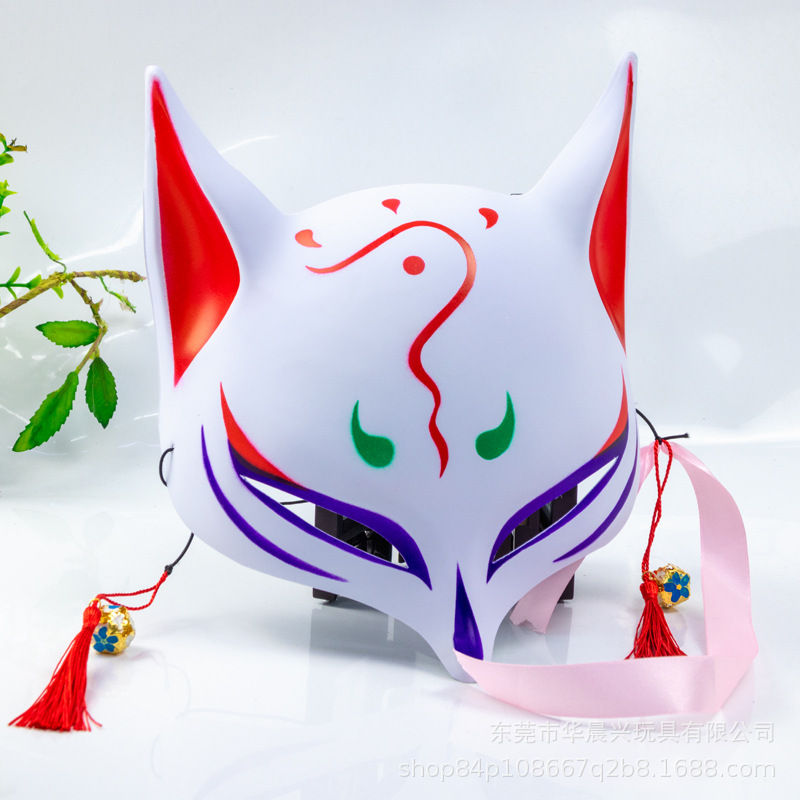Anime Demon Foxes Mask Hand-Pa - Respirator Half Face บทวิจารณ์และราคา