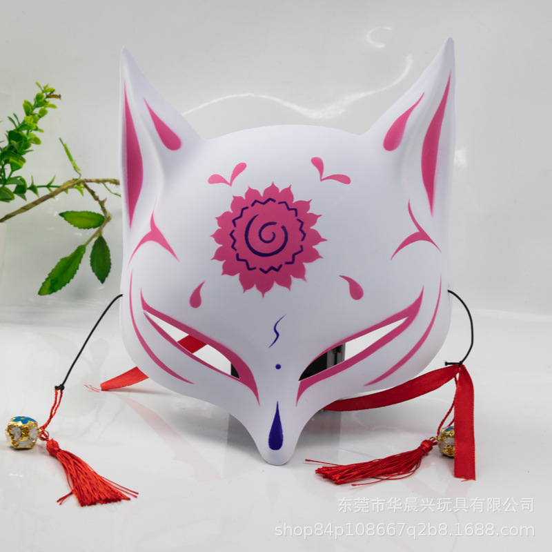 Anime Demon Foxes Mask Hand-Pa - Respirator Half Face บทวิจารณ์และราคา