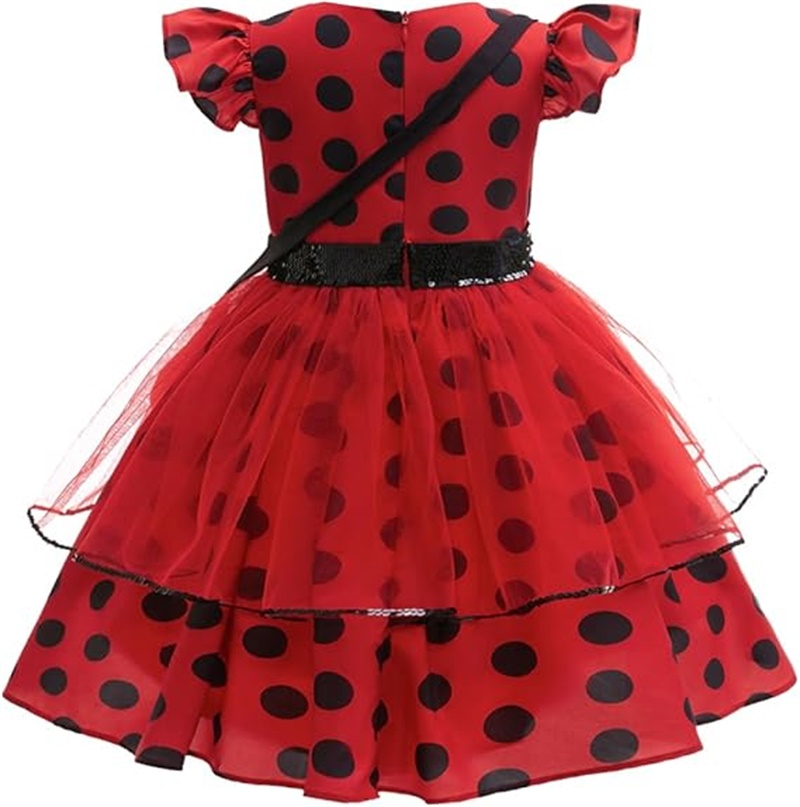 Girls Cosplay Costume Polka Do - Kids Face Mask บทวิจารณ์และราคา