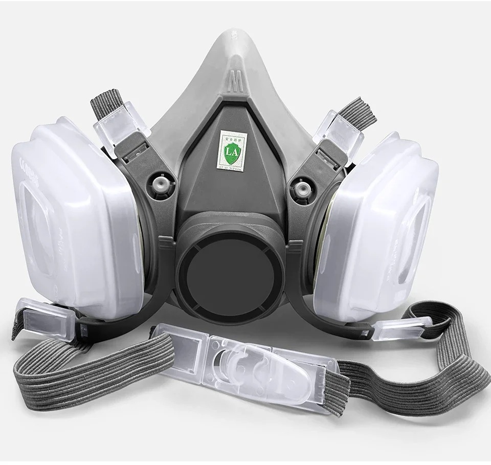 6200 Dust Mask Half Face With  - Dust Mask Construction บทวิจารณ์และราคา