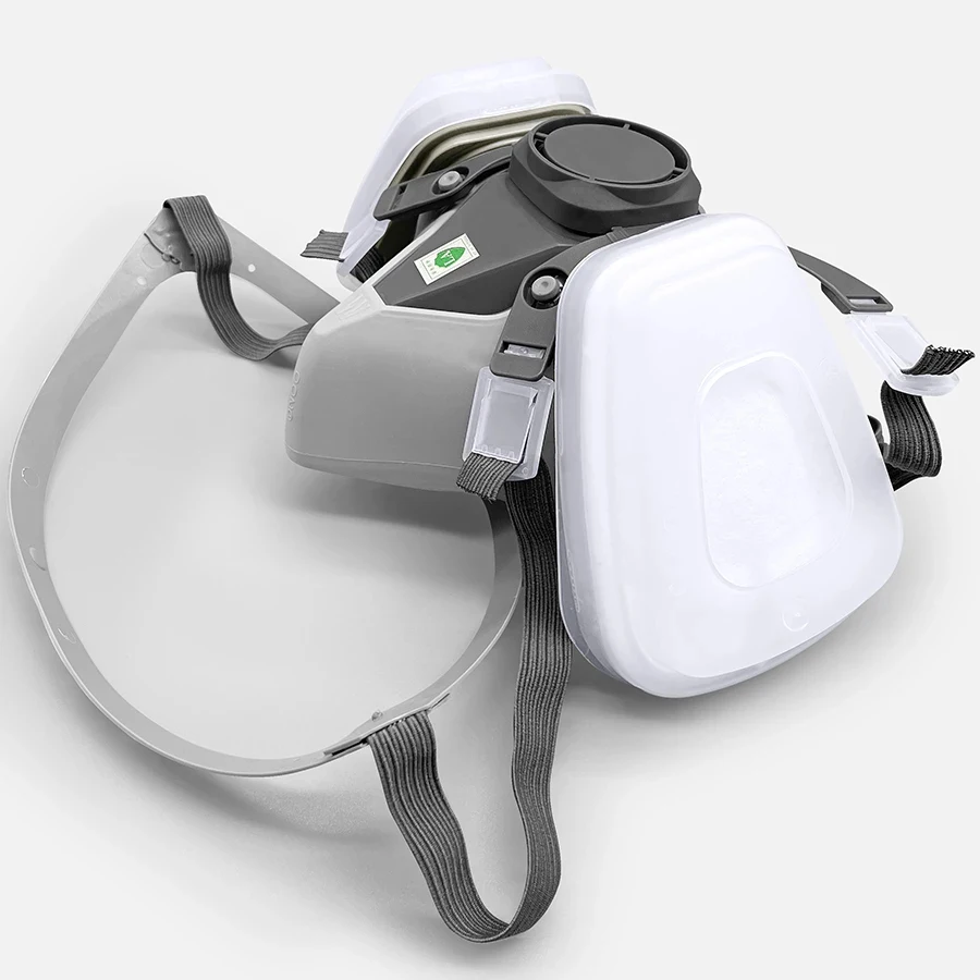 6200 Dust Mask Half Face With  - Dust Mask Construction บทวิจารณ์และราคา