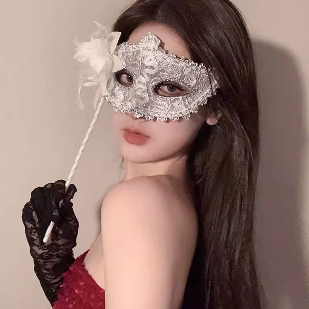 Venetian Party Handheld Masque - Respirator Half Face บทวิจารณ์และราคา