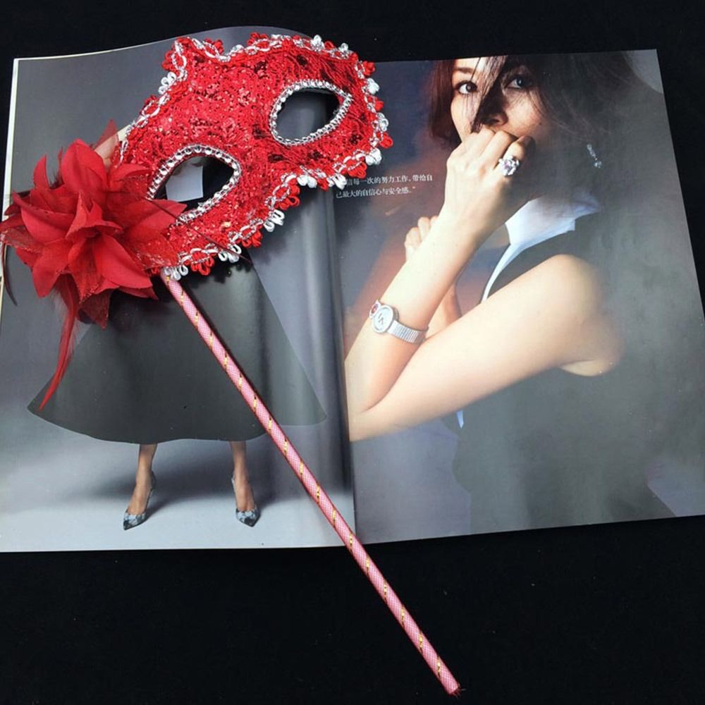 Venetian Party Handheld Masque - Respirator Half Face บทวิจารณ์และราคา