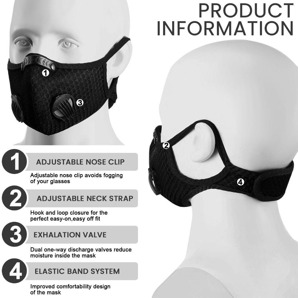 Breathable Ergonomic Dust Mask - Dust Mask Construction บทวิจารณ์และราคา