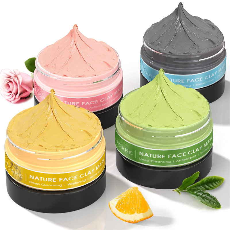 4 Pcs Clay Facial Mask Set Tur - Dust Mask Construction บทวิจารณ์และราคา