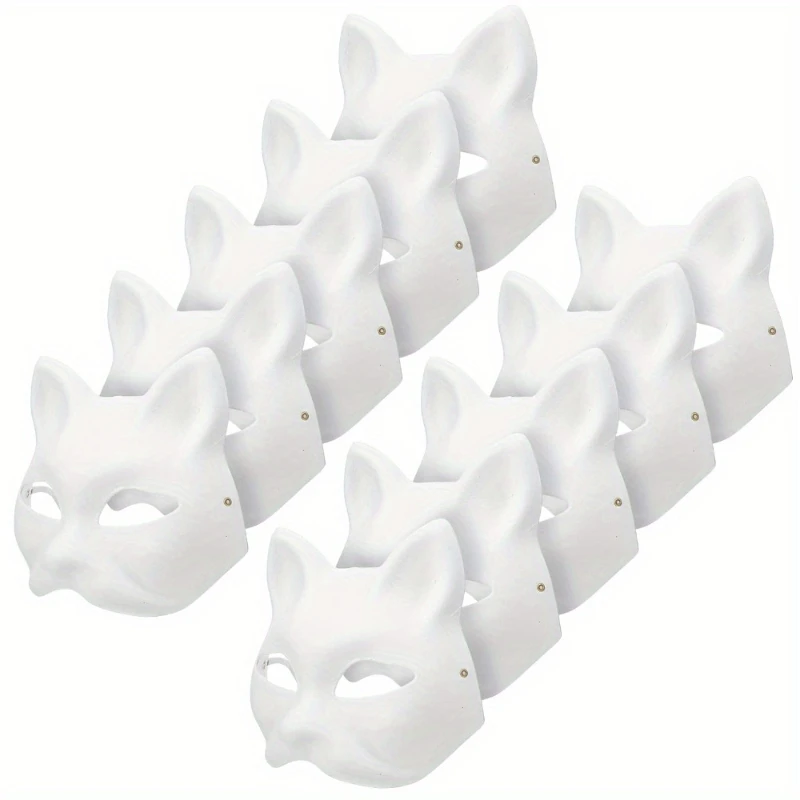 Mask Paper Blank Mask Hallowee - Respirator Half Face บทวิจารณ์และราคา