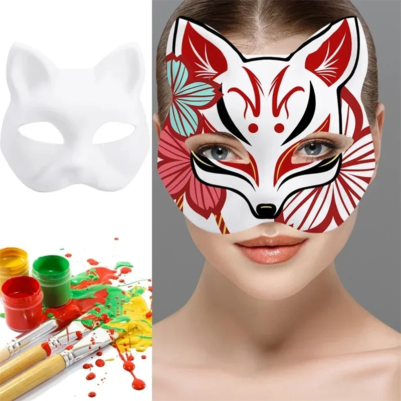 Mask Paper Blank Mask Hallowee - Respirator Half Face บทวิจารณ์และราคา