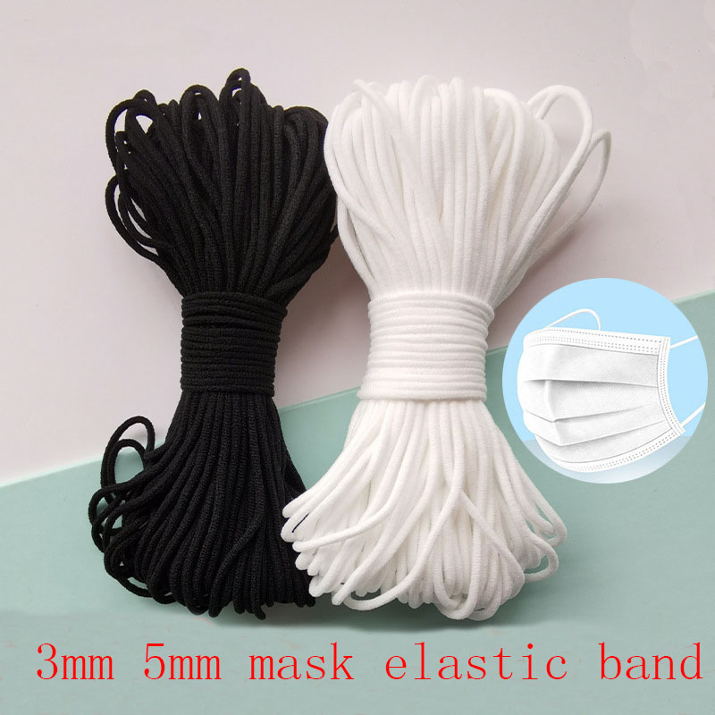 Mask Elastic Rope 3mm Round Wh - Mask Lanyard Adjustable บทวิจารณ์และราคา