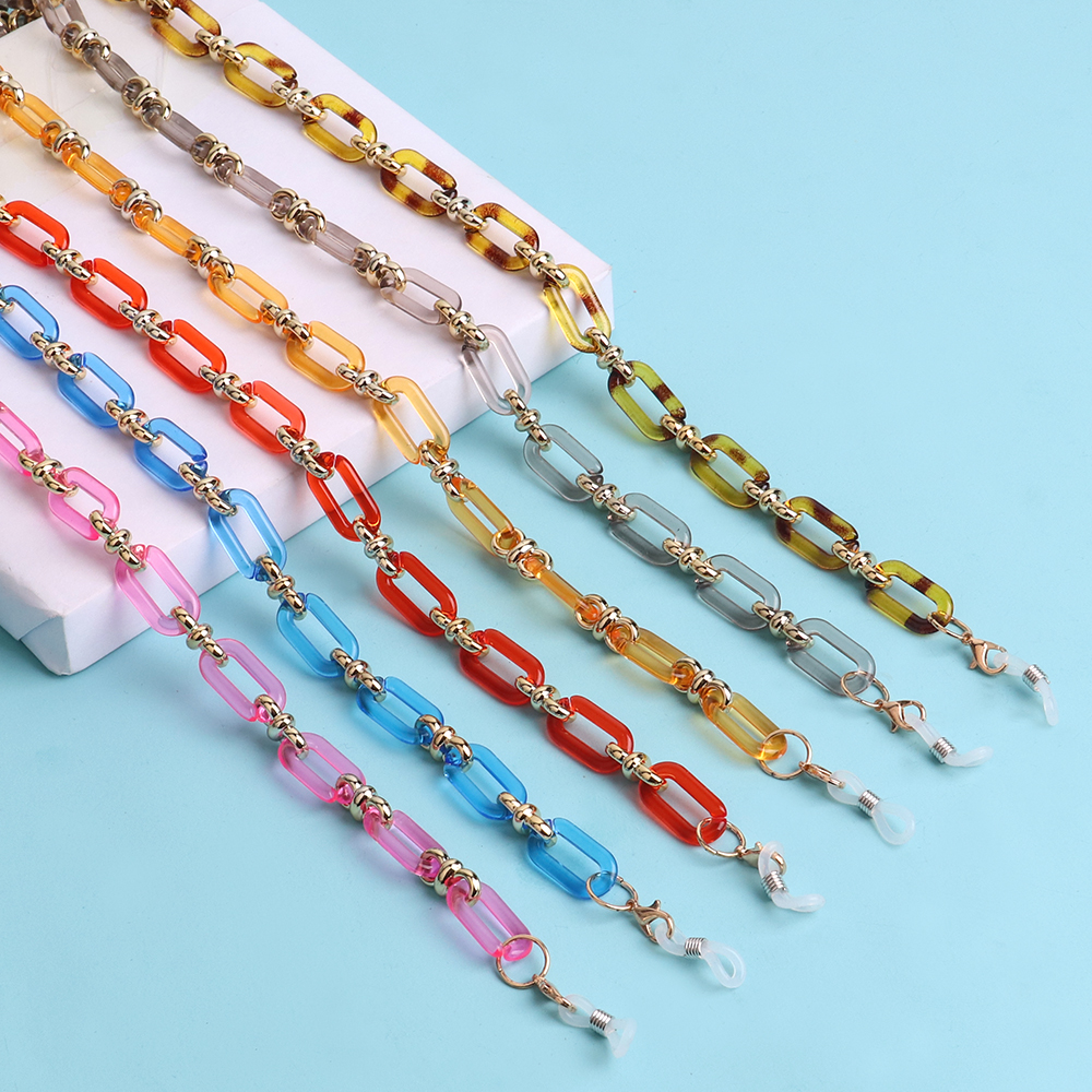 Colorful Transparent Link Acry - Mask Chain Holder บทวิจารณ์และราคา