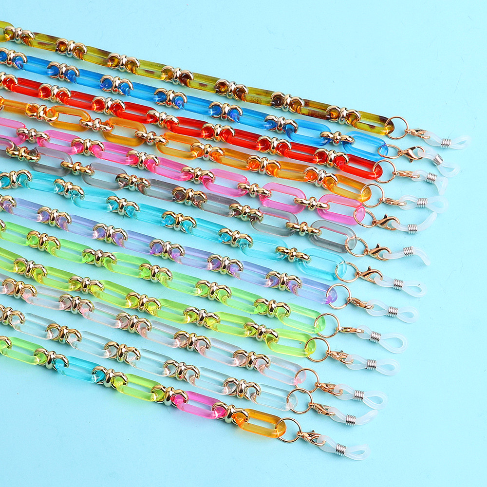 Colorful Transparent Link Acry - Mask Chain Holder บทวิจารณ์และราคา