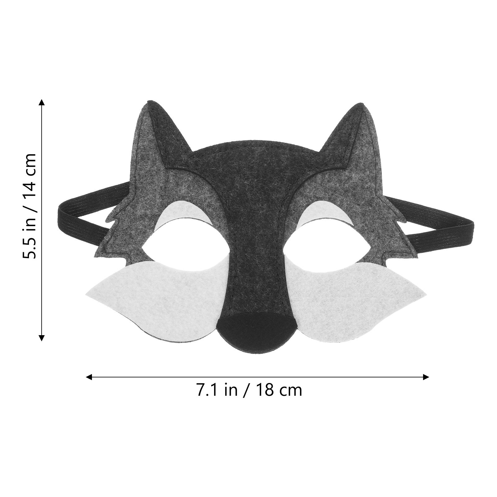 3Pcs Wolf Head Mask Kids Carto - Kids Face Mask บทวิจารณ์และราคา