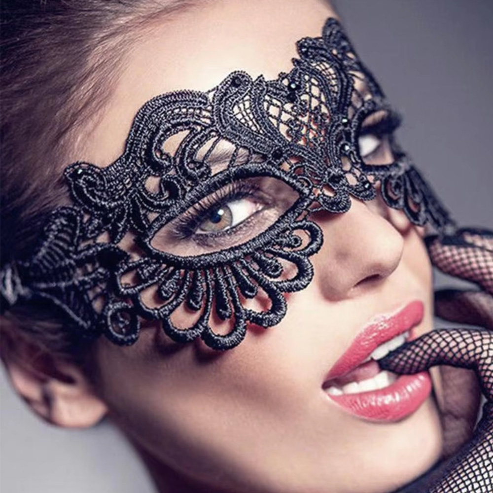 Black Party Mask for Women Hol - Respirator Half Face บทวิจารณ์และราคา