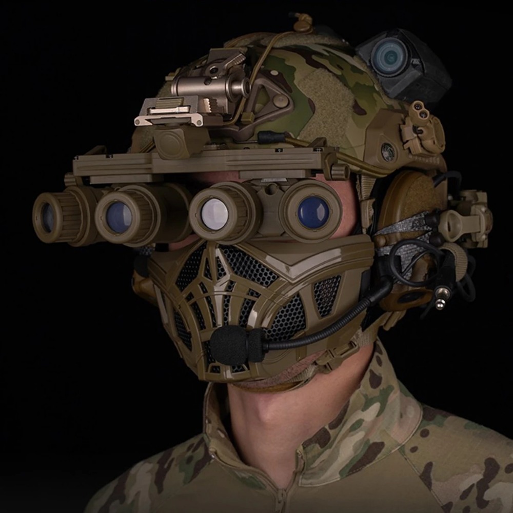 Tactical Airsoft Half Face Mas - Respirator Half Face บทวิจารณ์และราคา