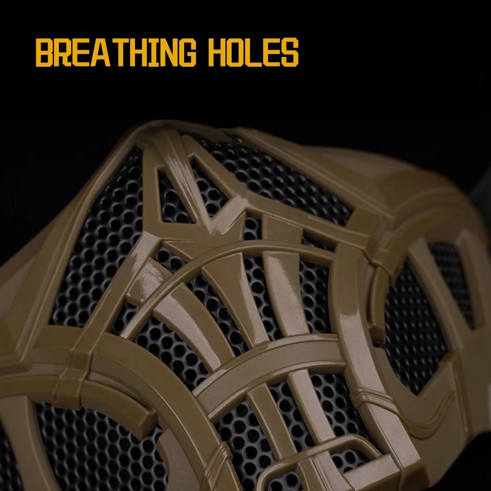 Tactical Airsoft Half Face Mas - Respirator Half Face บทวิจารณ์และราคา