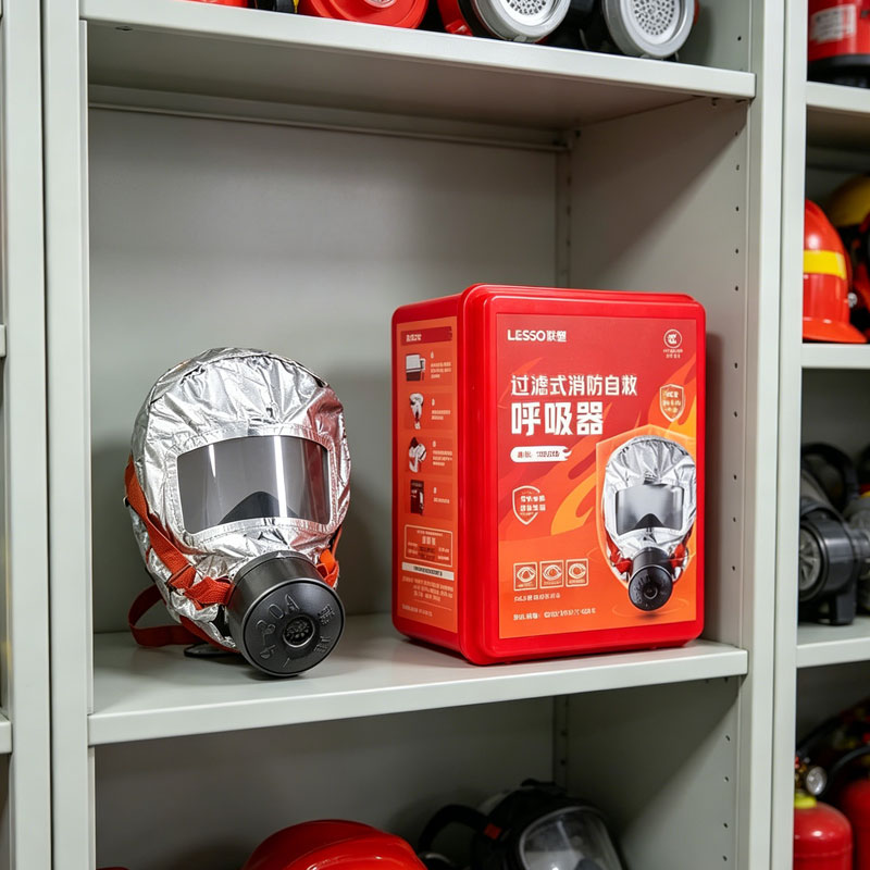 Mask Gas Filtering Self-rescue - Kn95 Respirator Mask บทวิจารณ์และราคา
