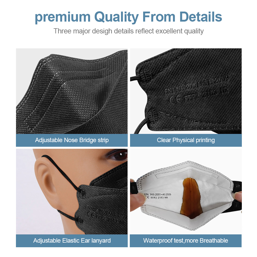 Adult Fish Shape Certified KN9 - Disposable Surgical Mask บทวิจารณ์และราคา
