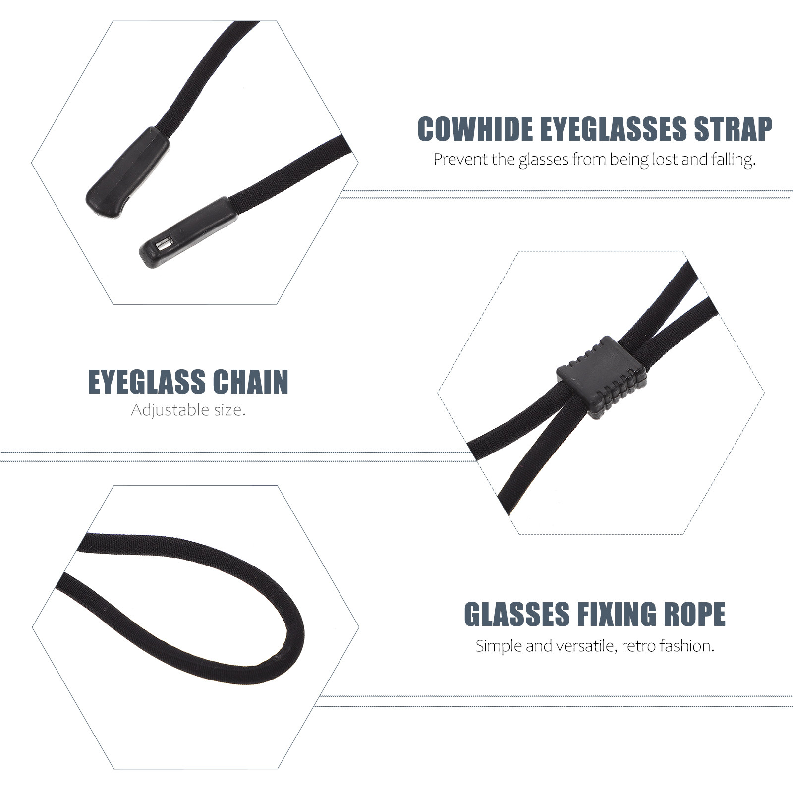 5Pcs Multi-Purpose Eyeglass Ch - Mask Lanyard Adjustable บทวิจารณ์และราคา
