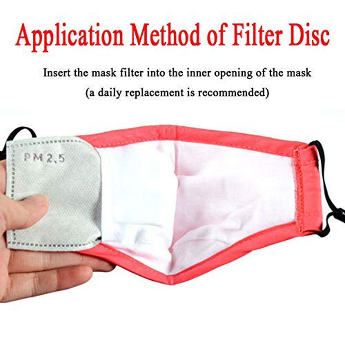 20pcs Fine Denier Face Mask Fi - Pm2.5 Filter Insert บทวิจารณ์และราคา