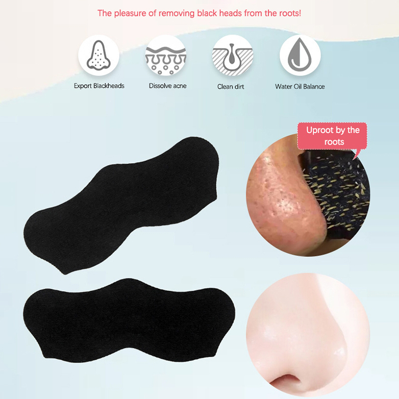 10Pcs Unisex Blackhead Remove  - Black Face Mask Pack บทวิจารณ์และราคา