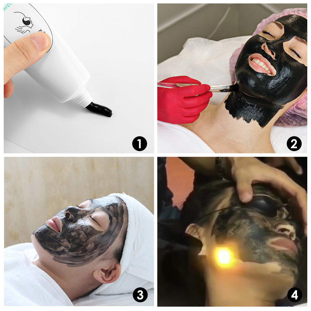 2PCS Carbon Gel Black Face Cre - Black Face Mask Pack บทวิจารณ์และราคา