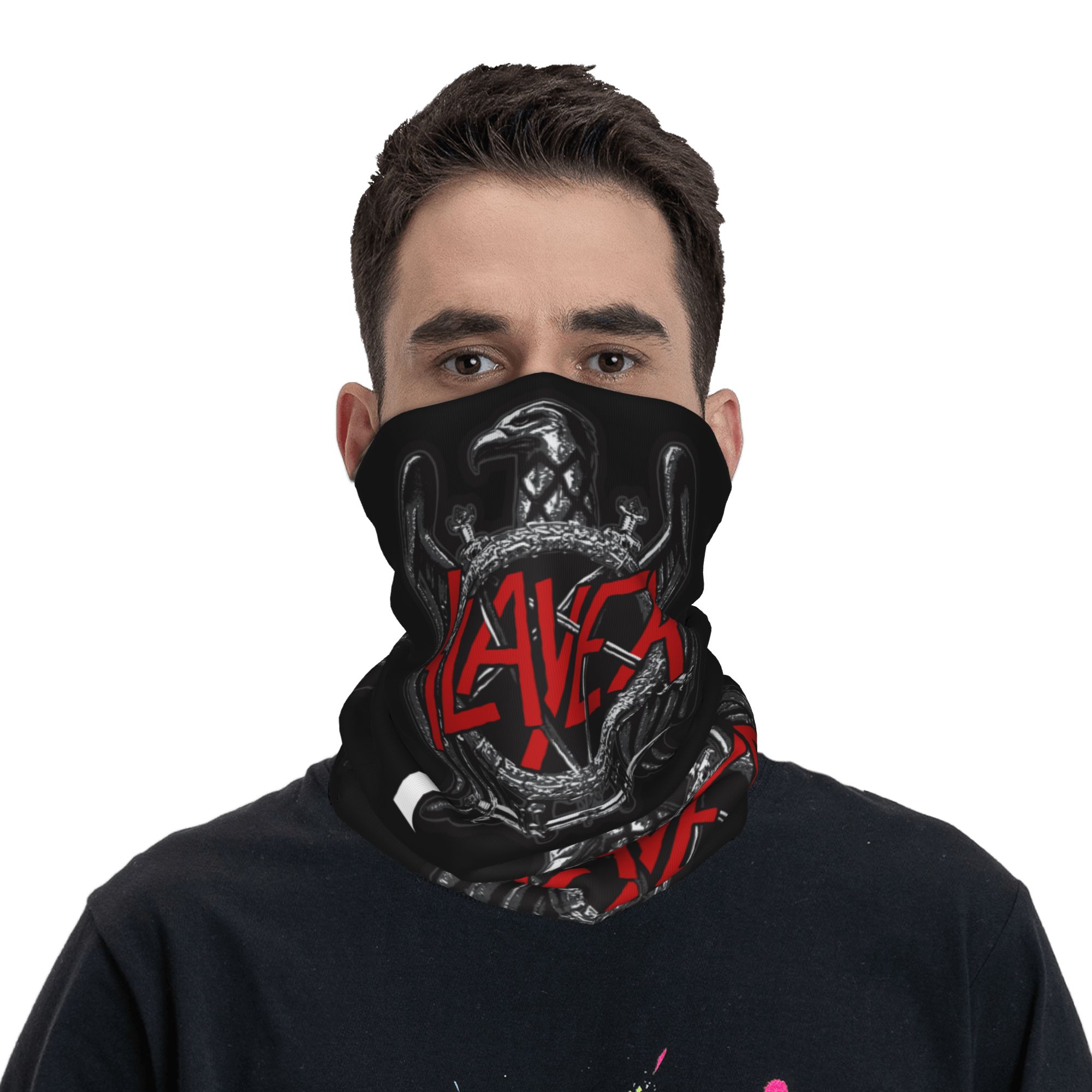 Custom Slayers Logo Bandana Ne - Neck Gaiter Face Cover บทวิจารณ์และราคา