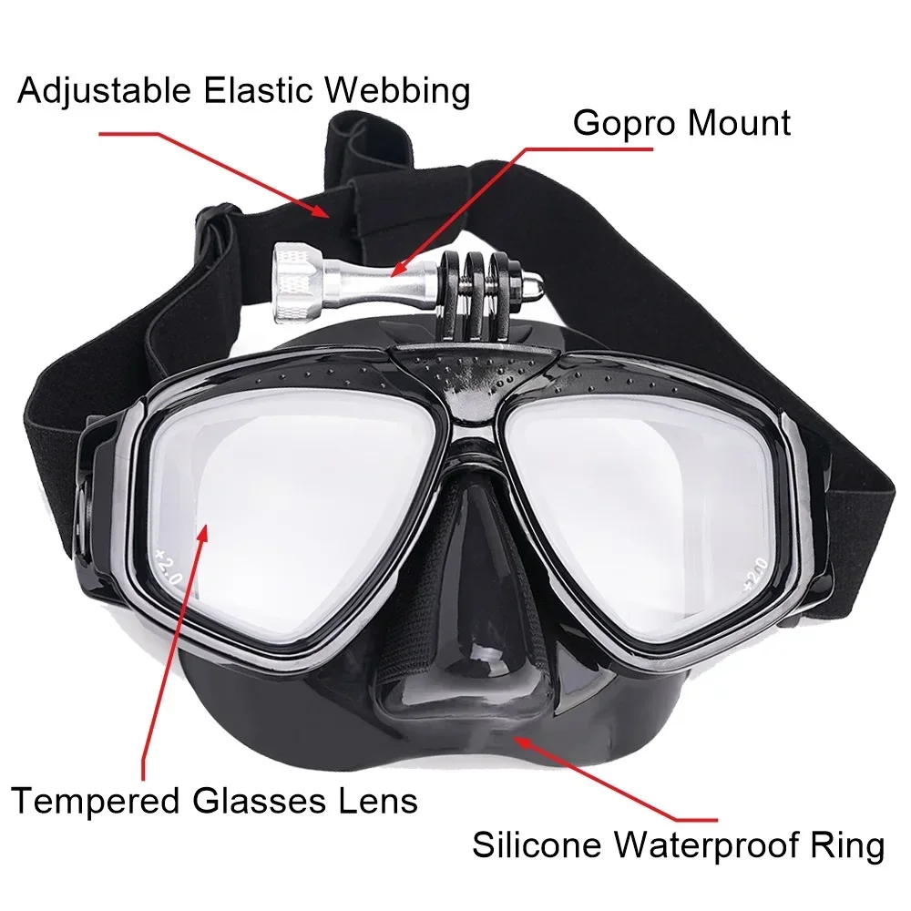 Scuba Diving Mask with Camera  - Mask Lanyard Adjustable บทวิจารณ์และราคา