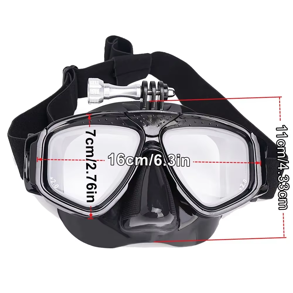 Scuba Diving Mask with Camera  - Mask Lanyard Adjustable บทวิจารณ์และราคา