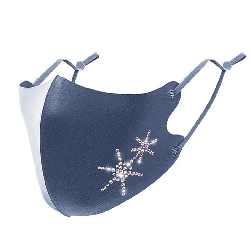 Women's Sparkling Rhinestone F - Cloth Face Mask Washable บทวิจารณ์และราคา