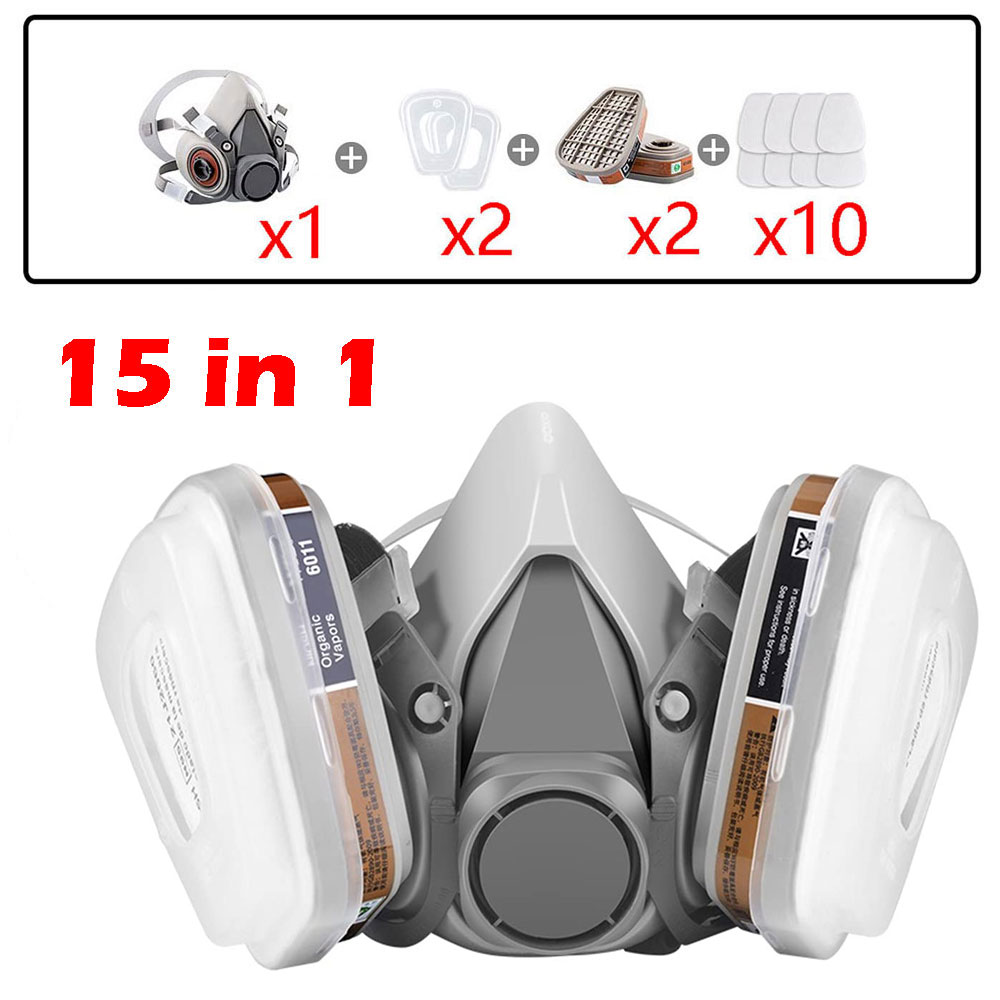 Gas Mask 6200 Set Vehicle Pain - Face Mask Storage Box บทวิจารณ์และราคา