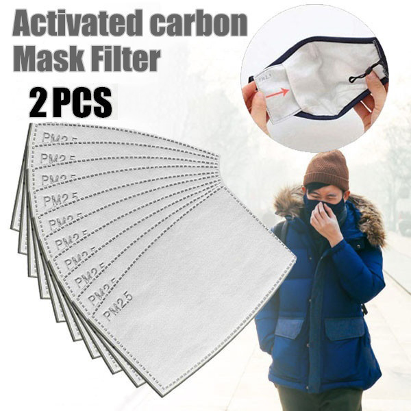 2PCS Mask Filter Element PM2.5 - Pm2.5 Filter Insert บทวิจารณ์และราคา