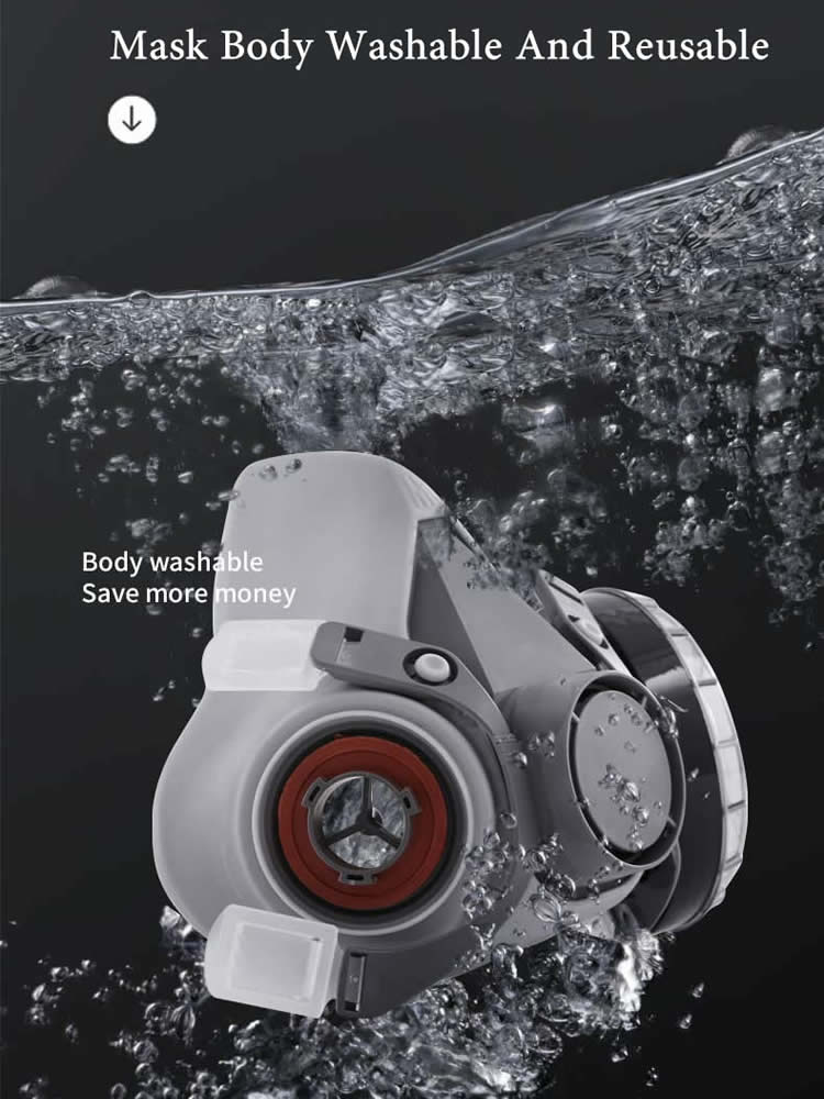 Half Face 6200 Dust Gas Mask C - Dust Mask Construction บทวิจารณ์และราคา