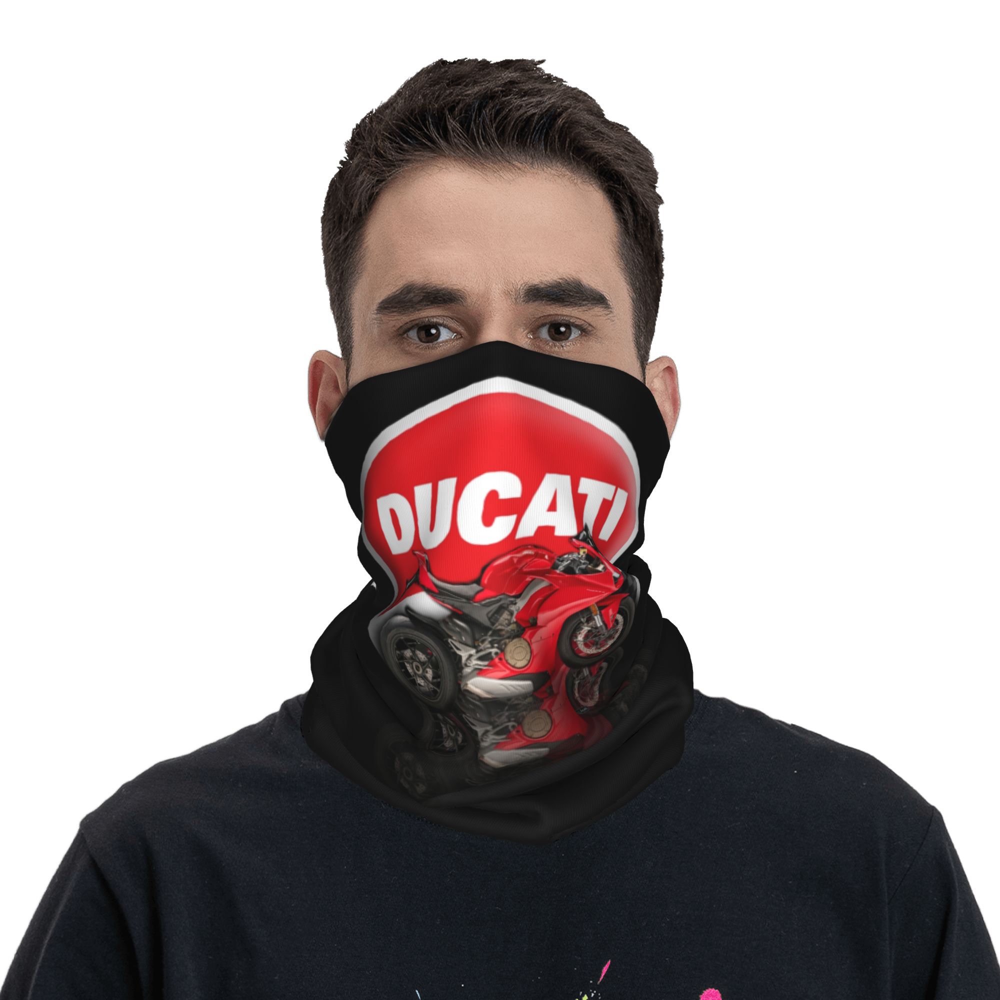 Custom Speed Ducatis Racing Ba - Neck Gaiter Face Cover บทวิจารณ์และราคา