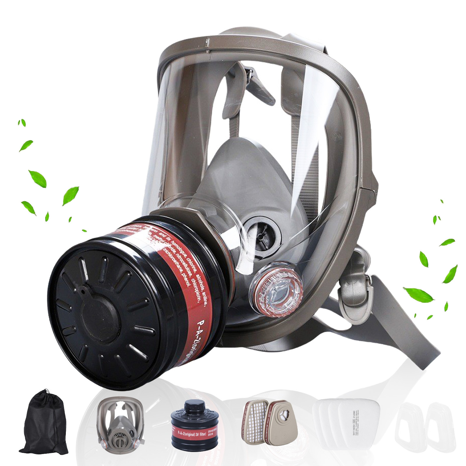 Full Face Gas Masks Survival C - Dust Mask Construction บทวิจารณ์และราคา