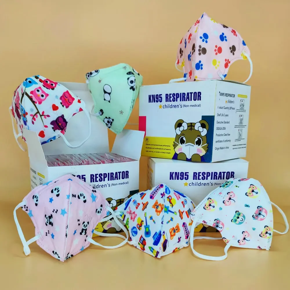 FFP2 CE Mask KN95 Child Childr - Disposable Surgical Mask บทวิจารณ์และราคา