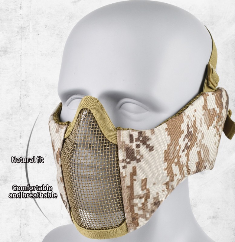 Hunting Foldable Mesh Mask Wit - Respirator Half Face บทวิจารณ์และราคา