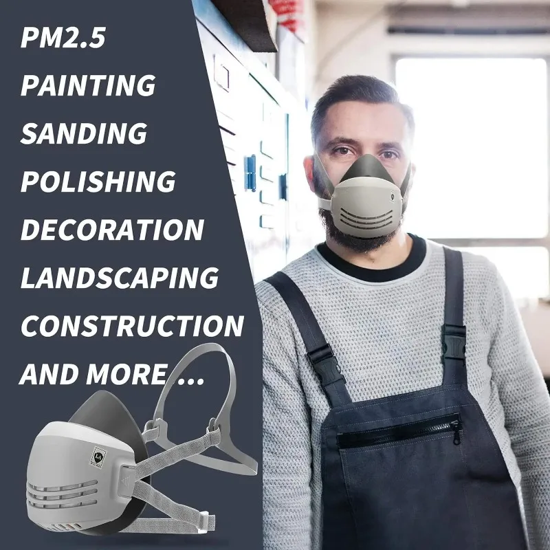 Dust Mask +20pcs Filter Cotton - Dust Mask Construction บทวิจารณ์และราคา