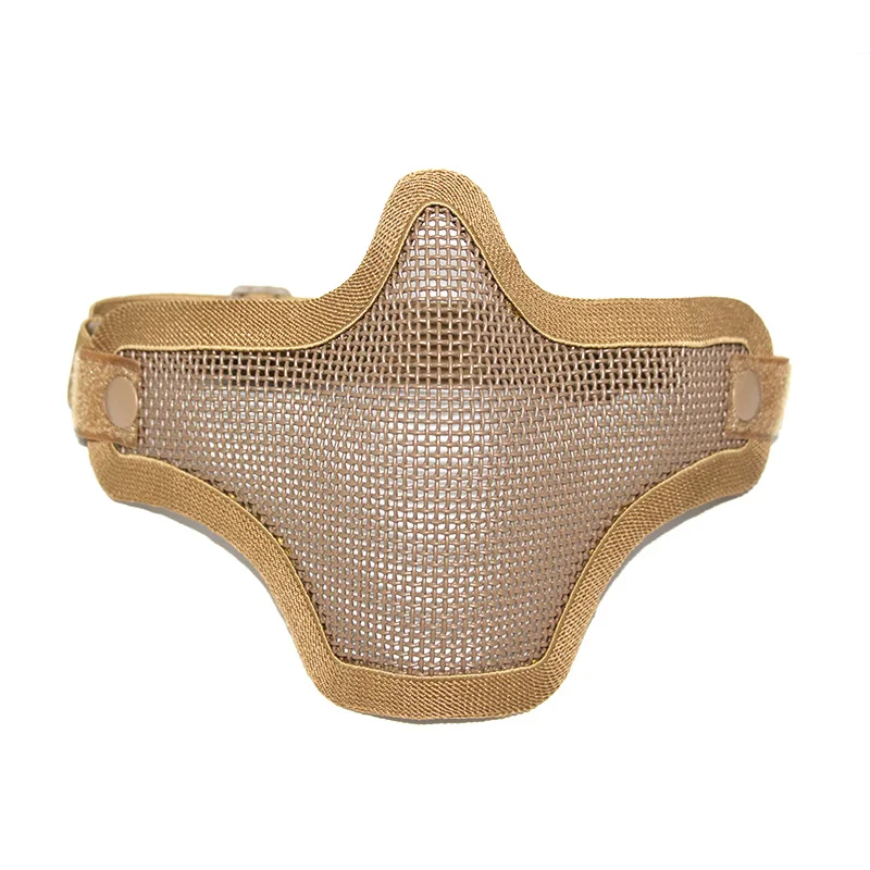 Tactical Paintball Mask Steel  - Respirator Half Face บทวิจารณ์และราคา