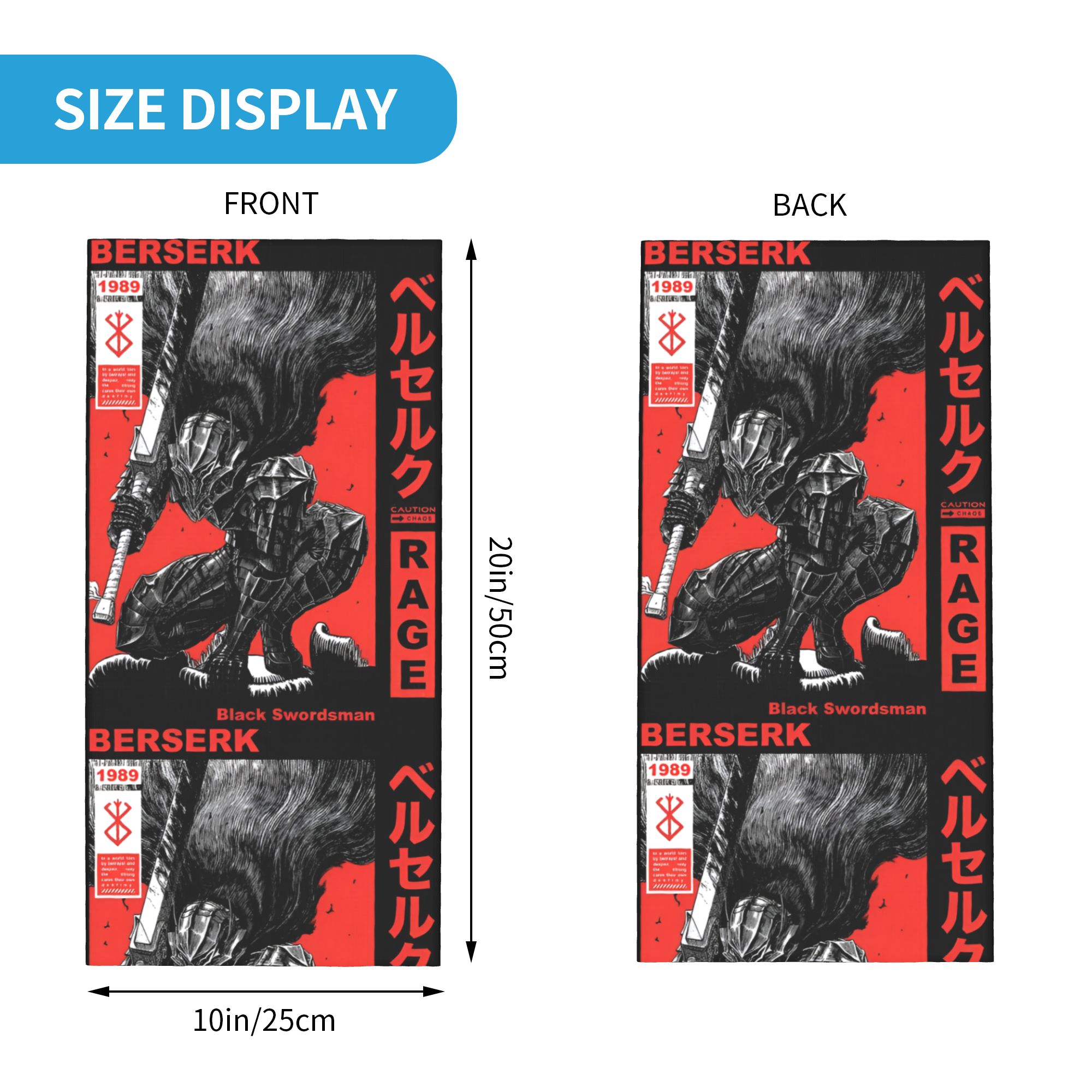 Custom B-Berserks Bandana Neck - Neck Gaiter Face Cover บทวิจารณ์และราคา