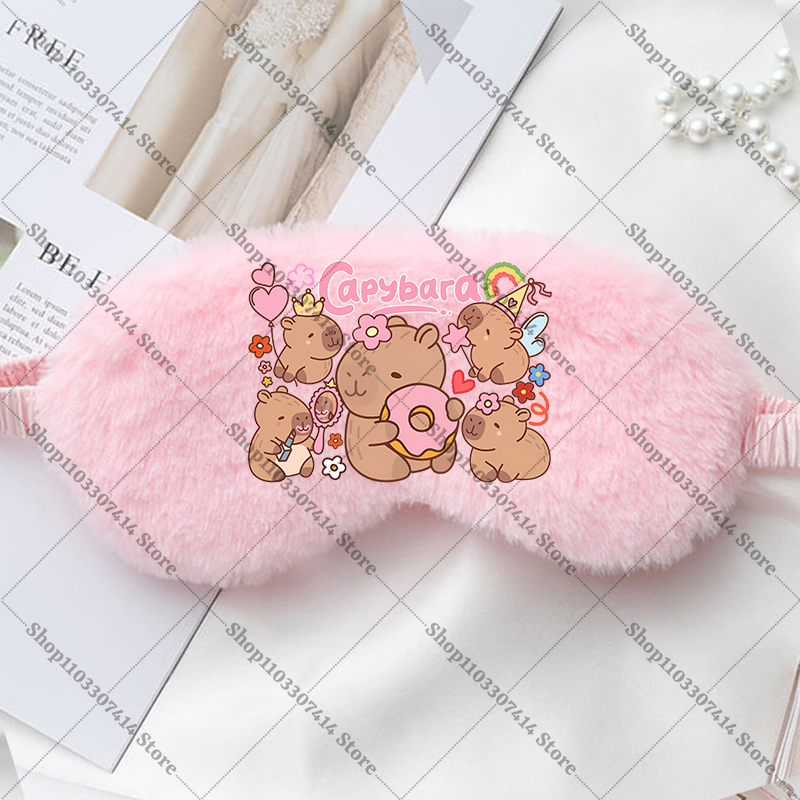 Capybara Girl Cartoon Sleep Ey - Kids Face Mask บทวิจารณ์และราคา