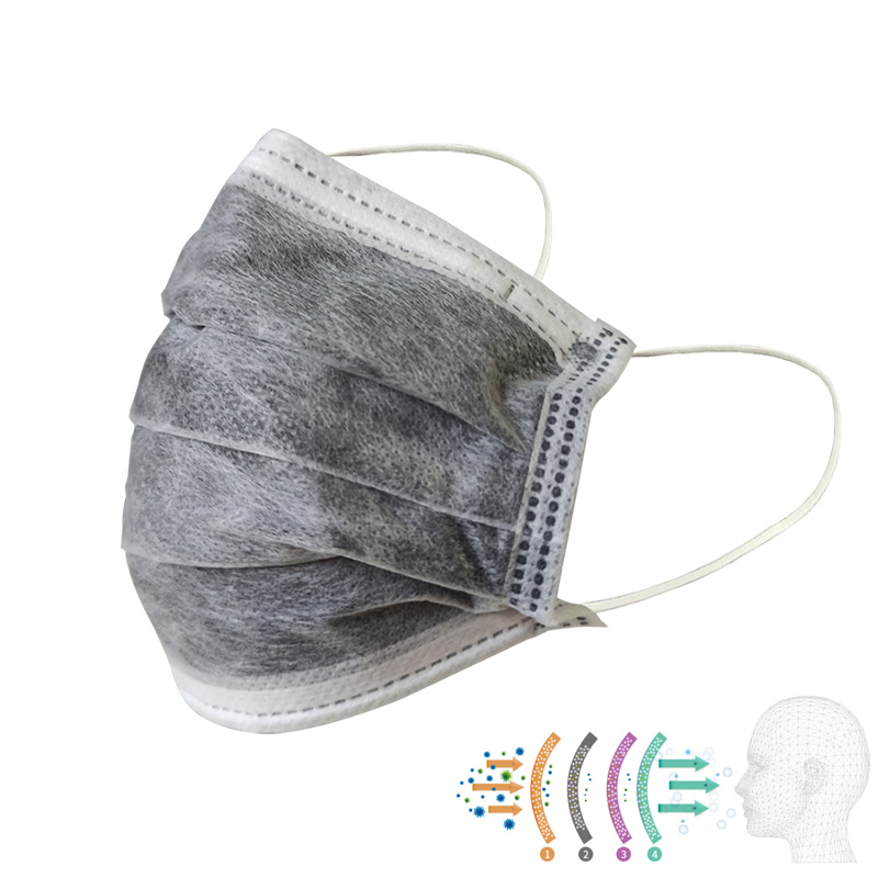 Four Layers Activated Carbon D - Respirator Half Face บทวิจารณ์และราคา