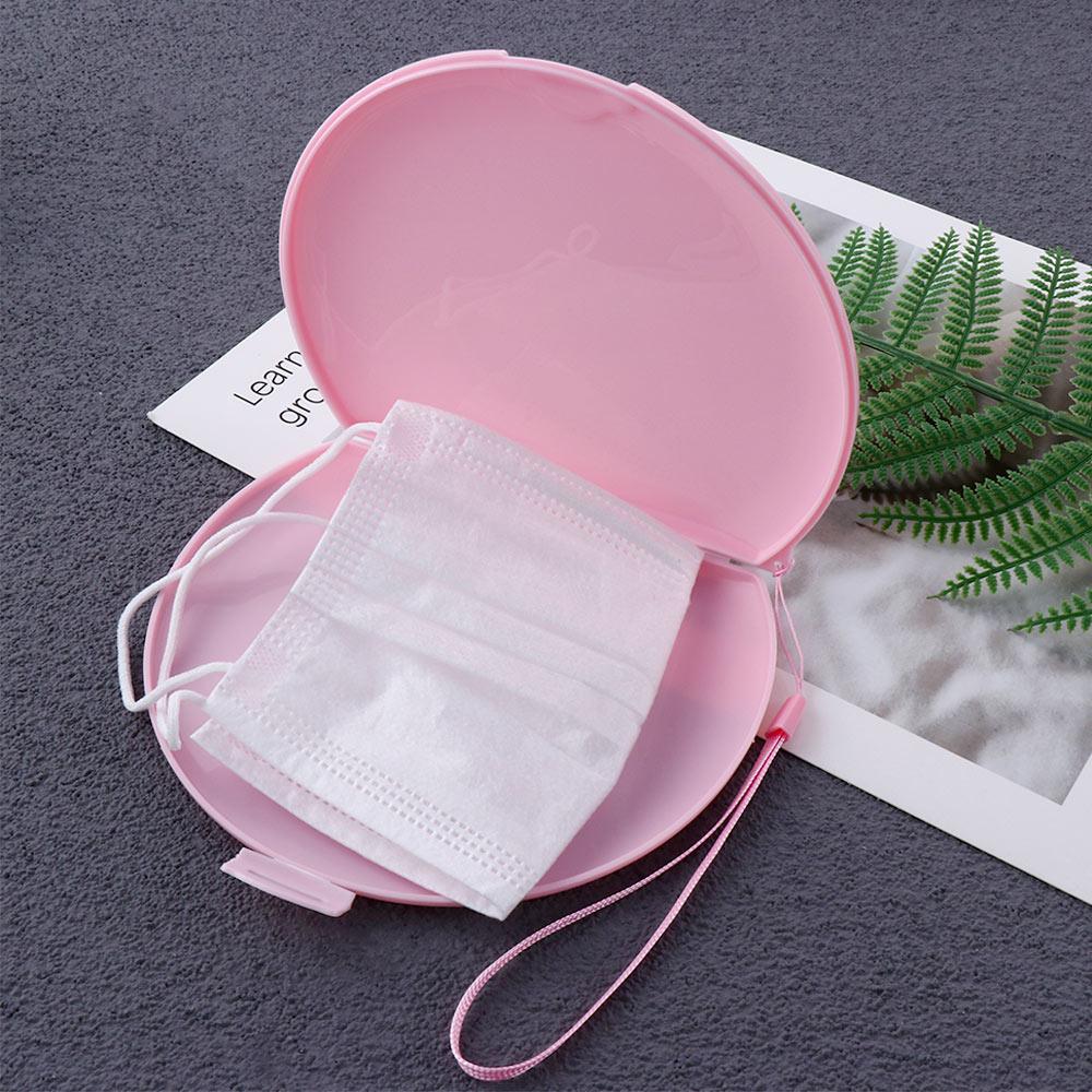 Unisex Portable Semicircle Fac - Face Mask Storage Box บทวิจารณ์และราคา