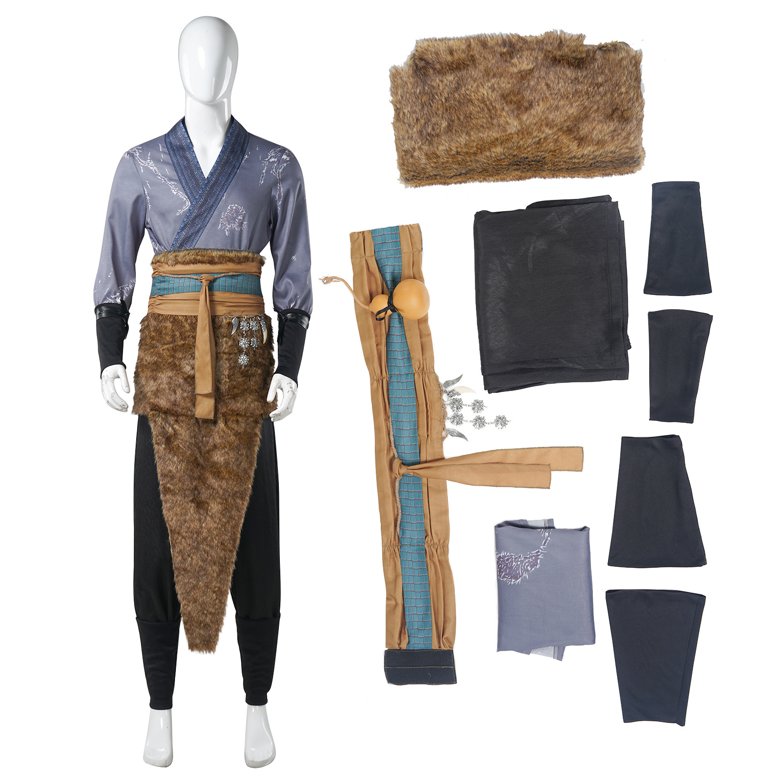 Black Myth Wukong Cosplay Cost - Black Face Mask Pack บทวิจารณ์และราคา