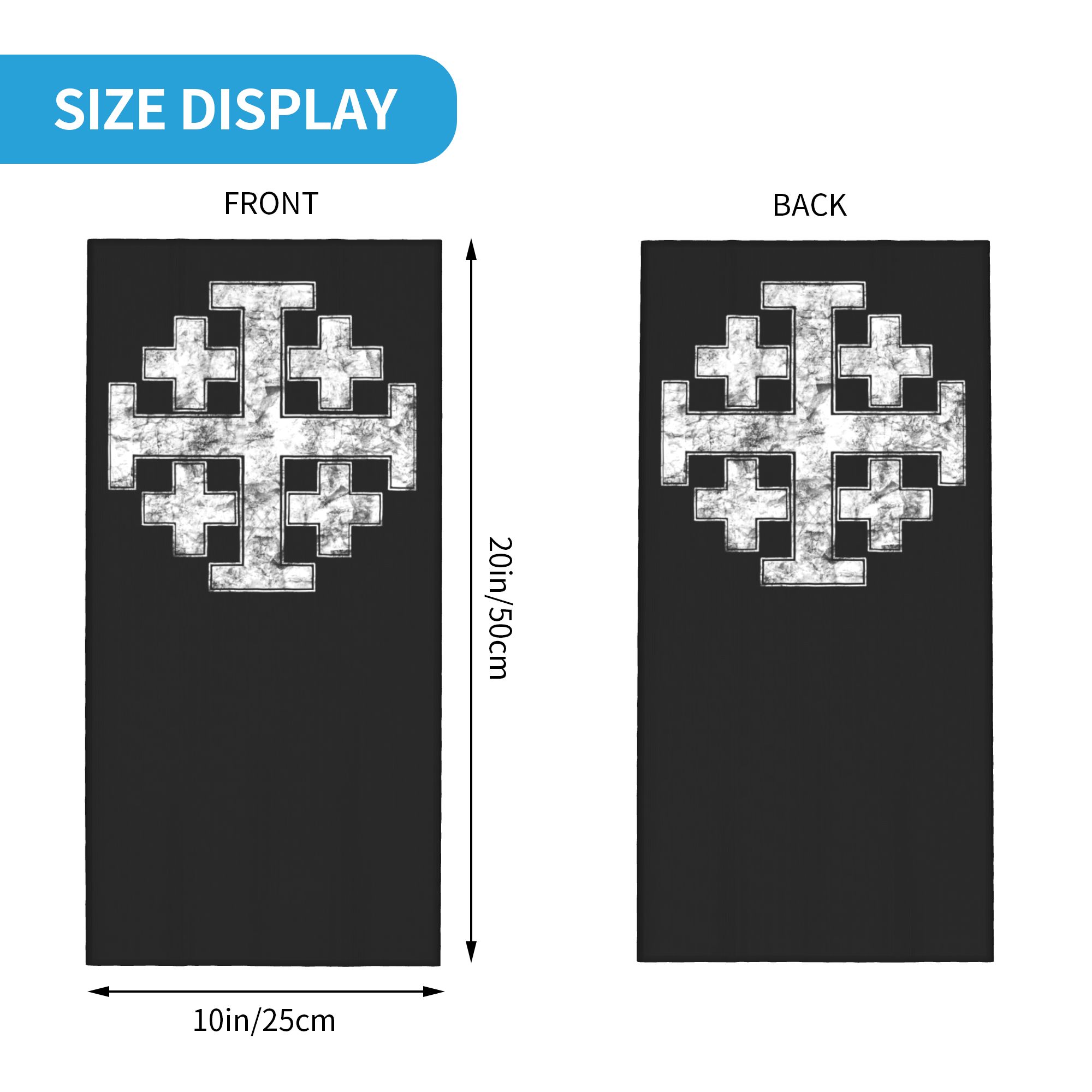 Knight Jerusalem Cross Christi - Neck Gaiter Face Cover บทวิจารณ์และราคา