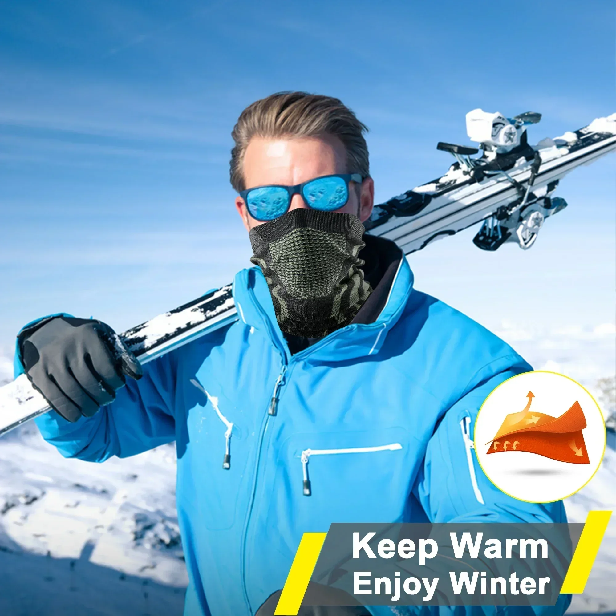 Winter Ring Tube Soft Bandana  - Sports Mask Breathable บทวิจารณ์และราคา