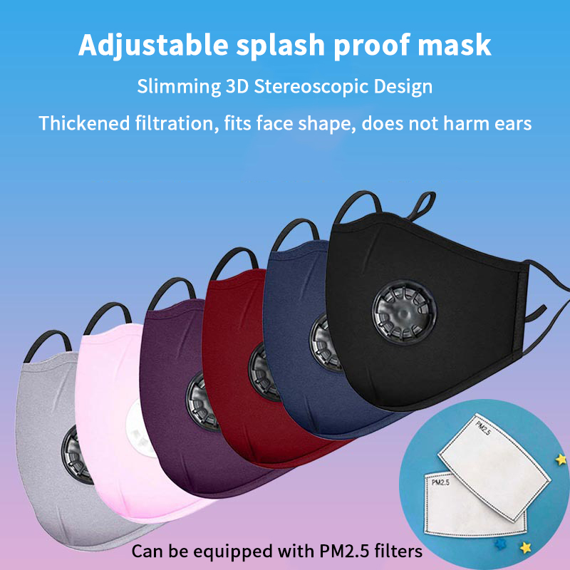 Anti-pollution PM2.5 Dust Mask - Cloth Face Mask Washable บทวิจารณ์และราคา